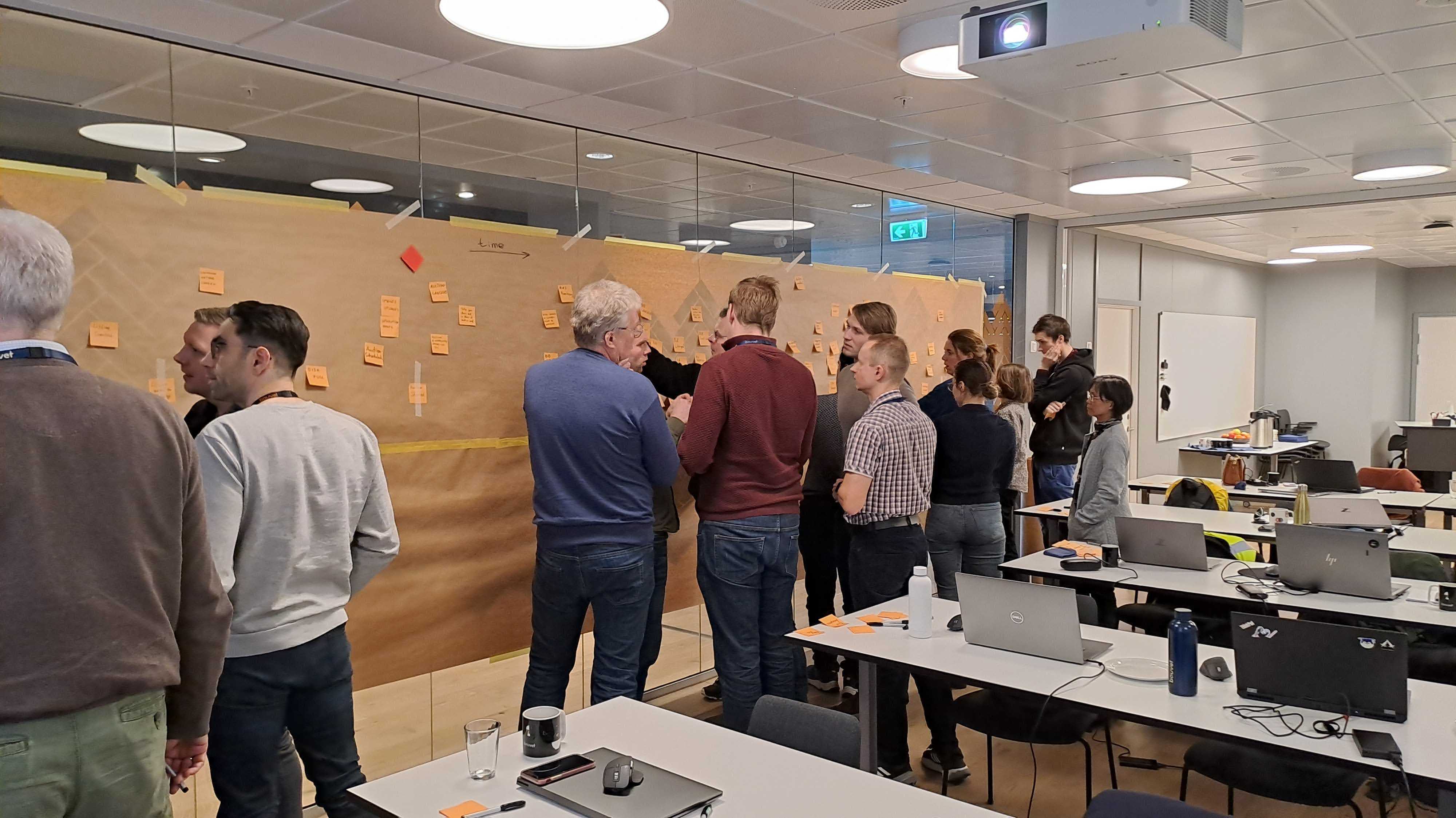 Foto fra arkitektur- og DDD-workshop 10